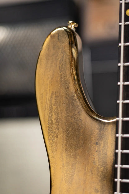 Ernie Ball Music Man Limited Edition - 1 of 300 - 50th Anniversary StingRay Bass - Molten Gold with Hardshell Case