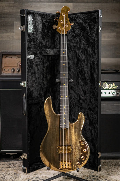Ernie Ball Music Man Limited Edition - 1 of 300 - 50th Anniversary StingRay Bass - Molten Gold with Hardshell Case