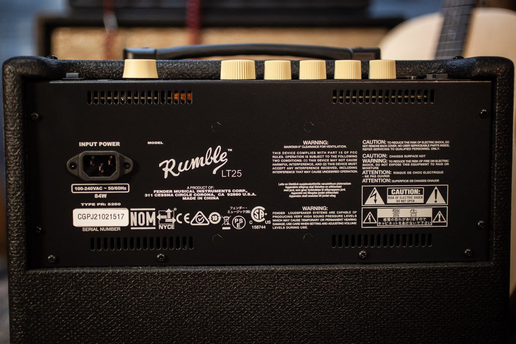 FENDER RUMBLE LT25 HAGGERTYS 5