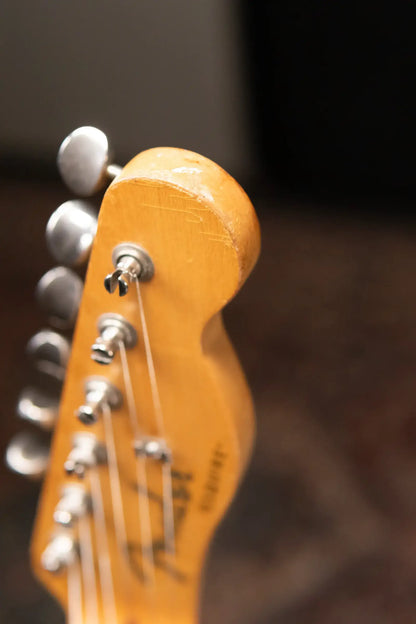 Fender 1956 Esquire Electric Guitar - Refinished Yellow with Hardshell Case - Used