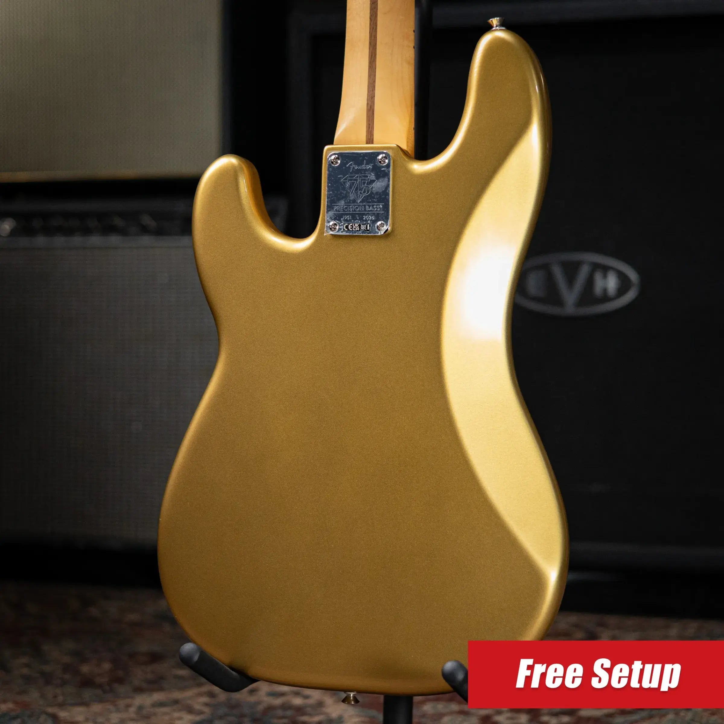 Fender 75th Anniversary Player II Precision Bass - Aztec Gold