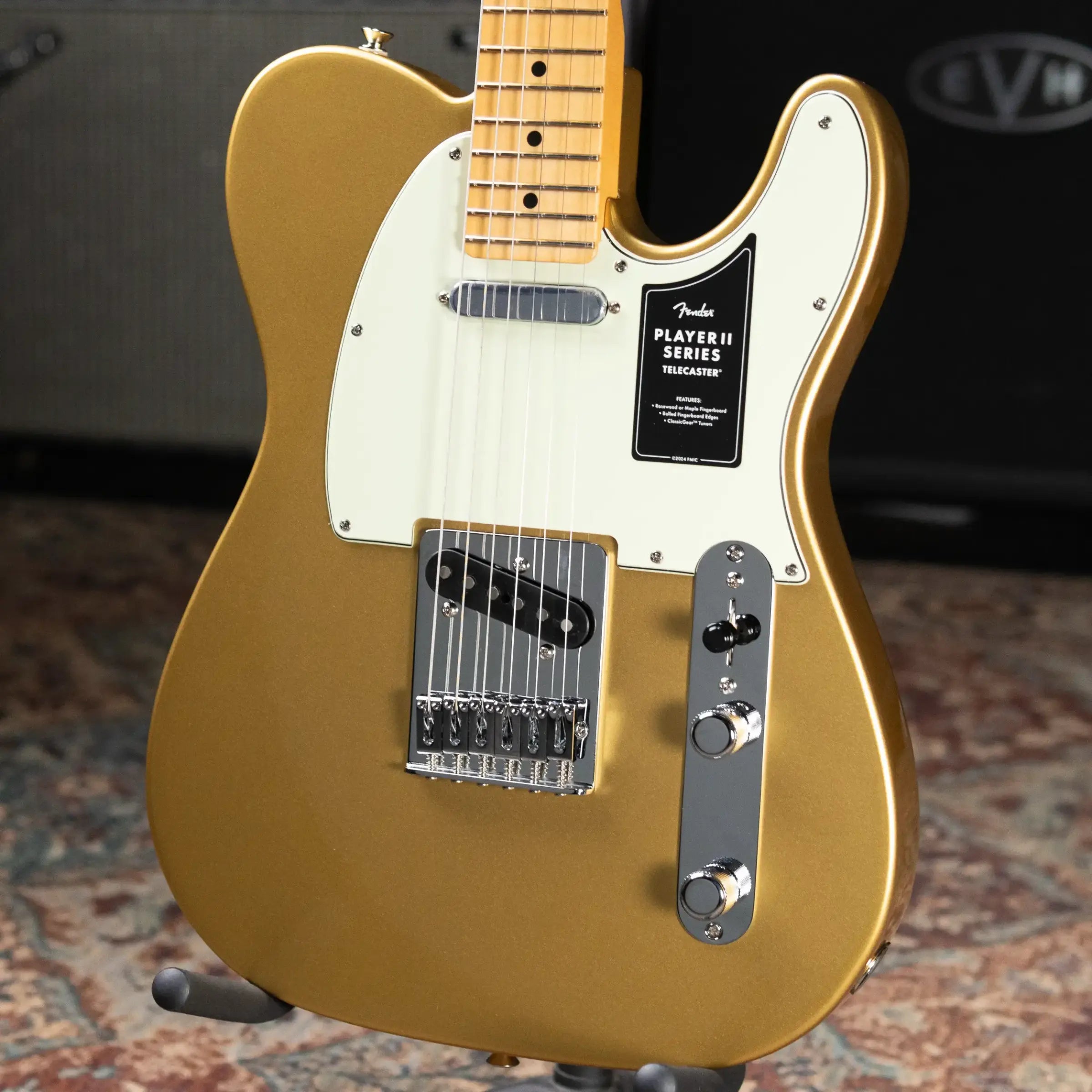 Fender 75th Anniversary Player II Telecaster Electric Guitar - Aztec Gold
