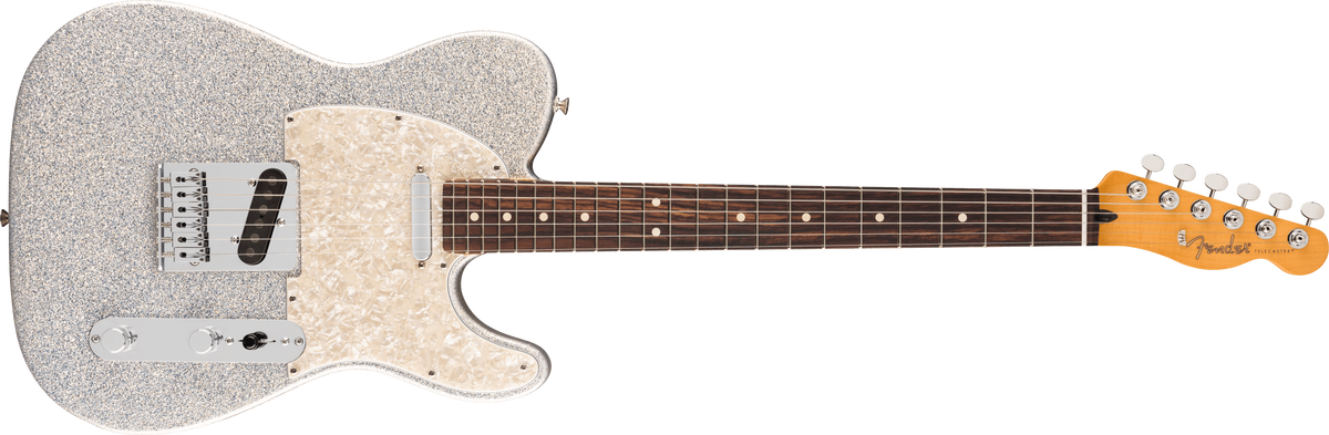 Fender 75th Anniversary Player II Telecaster Electric Guitar - Diamond Dust Sparkle with Gig Bag