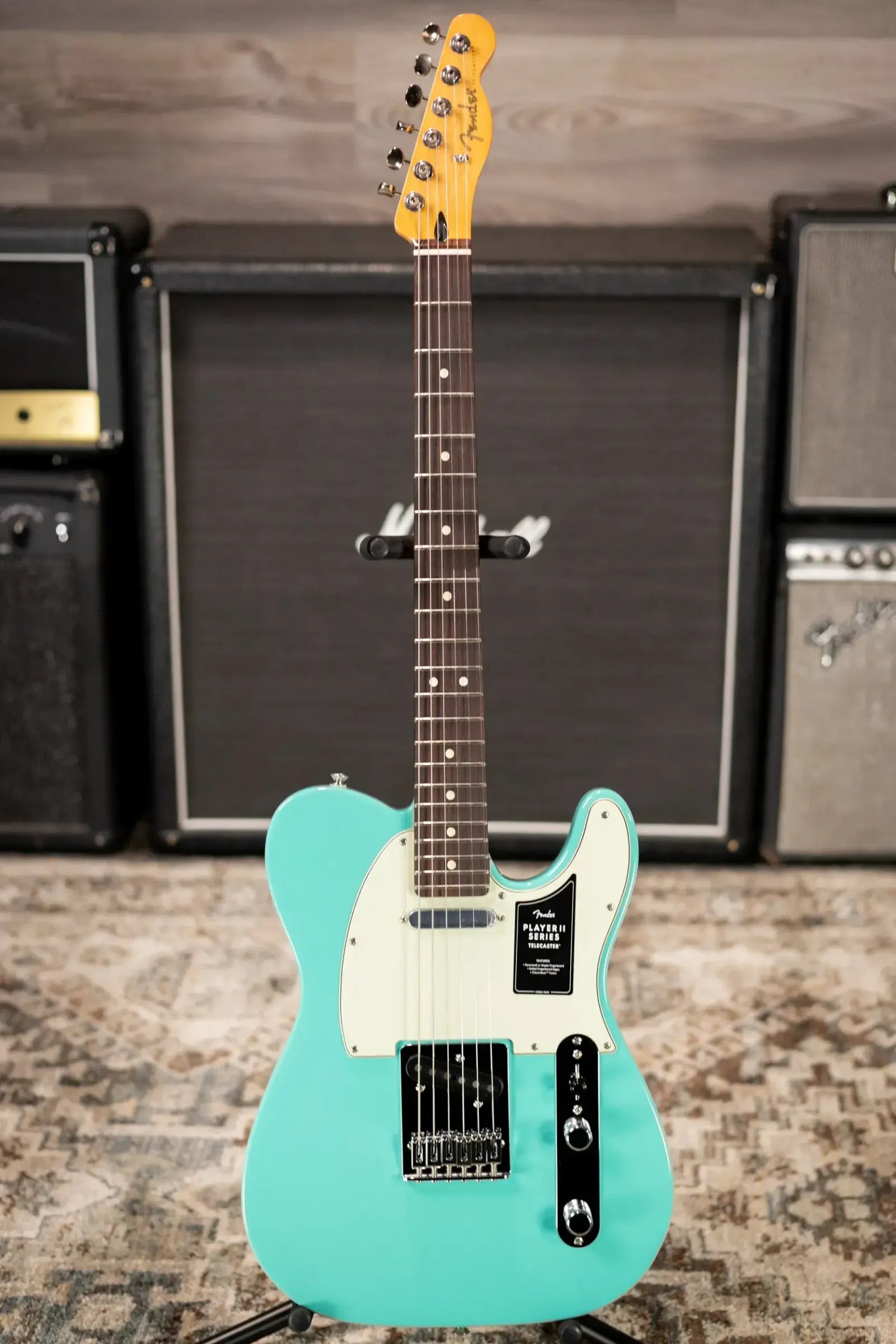Fender 75th Anniversary Player II Telecaster Electric Guitar - Seafoam Green