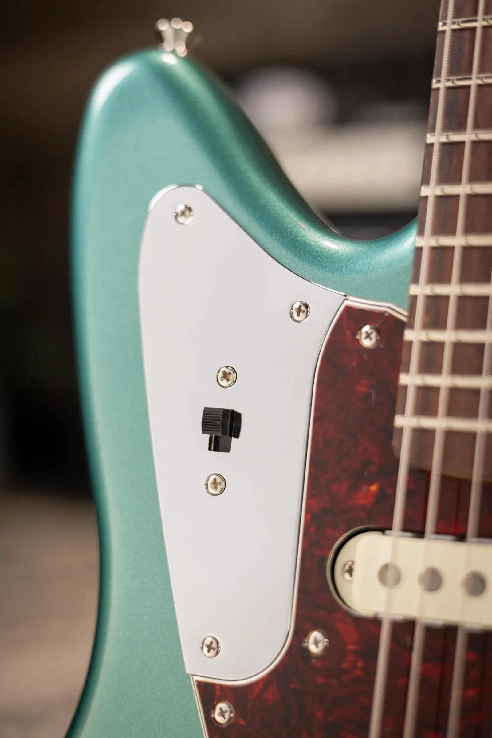 Fender American Professional Classic Jaguar Electric Guitar - Sherwood Green Metallic with Gig Bag