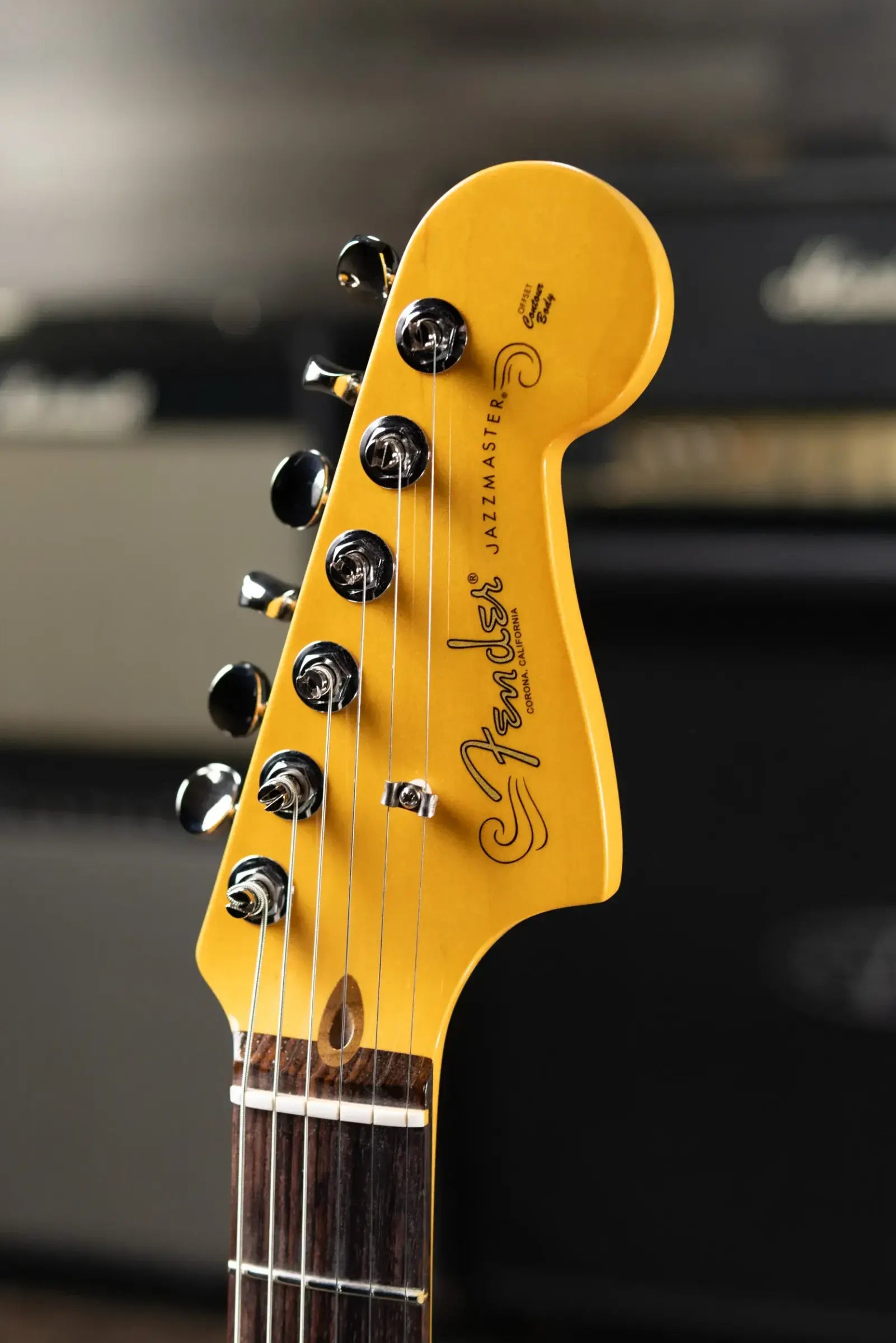 Fender American Professional Classic Jazzmaster Electric Guitar - Faded Firemist Gold with Gig Bag