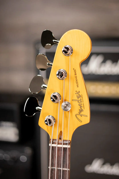 Fender American Professional Classic Mustang Bass - 3-Color Sunburst with Gig Bag