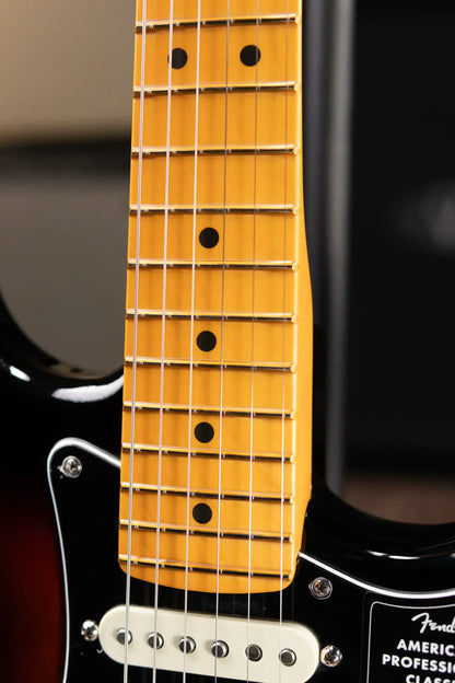 Fender American Professional Classic Stratocaster HSS Electric Guitar - 3-Color Sunburst with Gig Bag