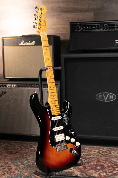 Fender American Professional Classic Stratocaster HSS Electric Guitar - 3-Color Sunburst with Gig Bag