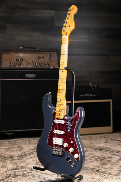 Fender American Professional Classic Stratocaster HSS Electric Guitar - Faded Black with Gig Bag - Demo