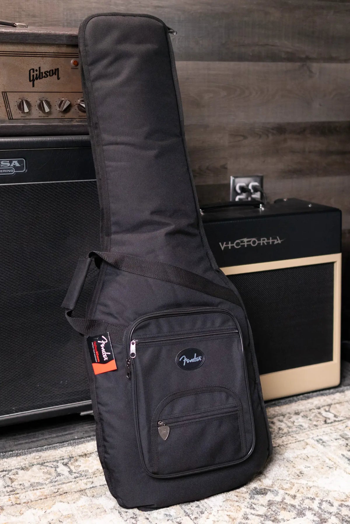 Fender American Professional Classic Stratocaster HSS Electric Guitar - Faded Black with Gig Bag - Demo