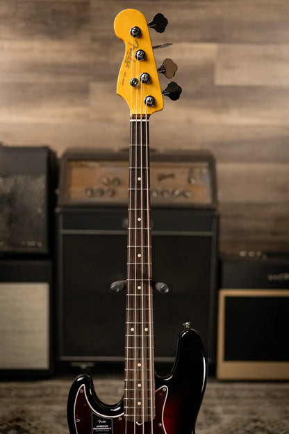 Fender American Professional II Left-Handed Jazz Bass - 3-Color Sunburst with Hardshell Case