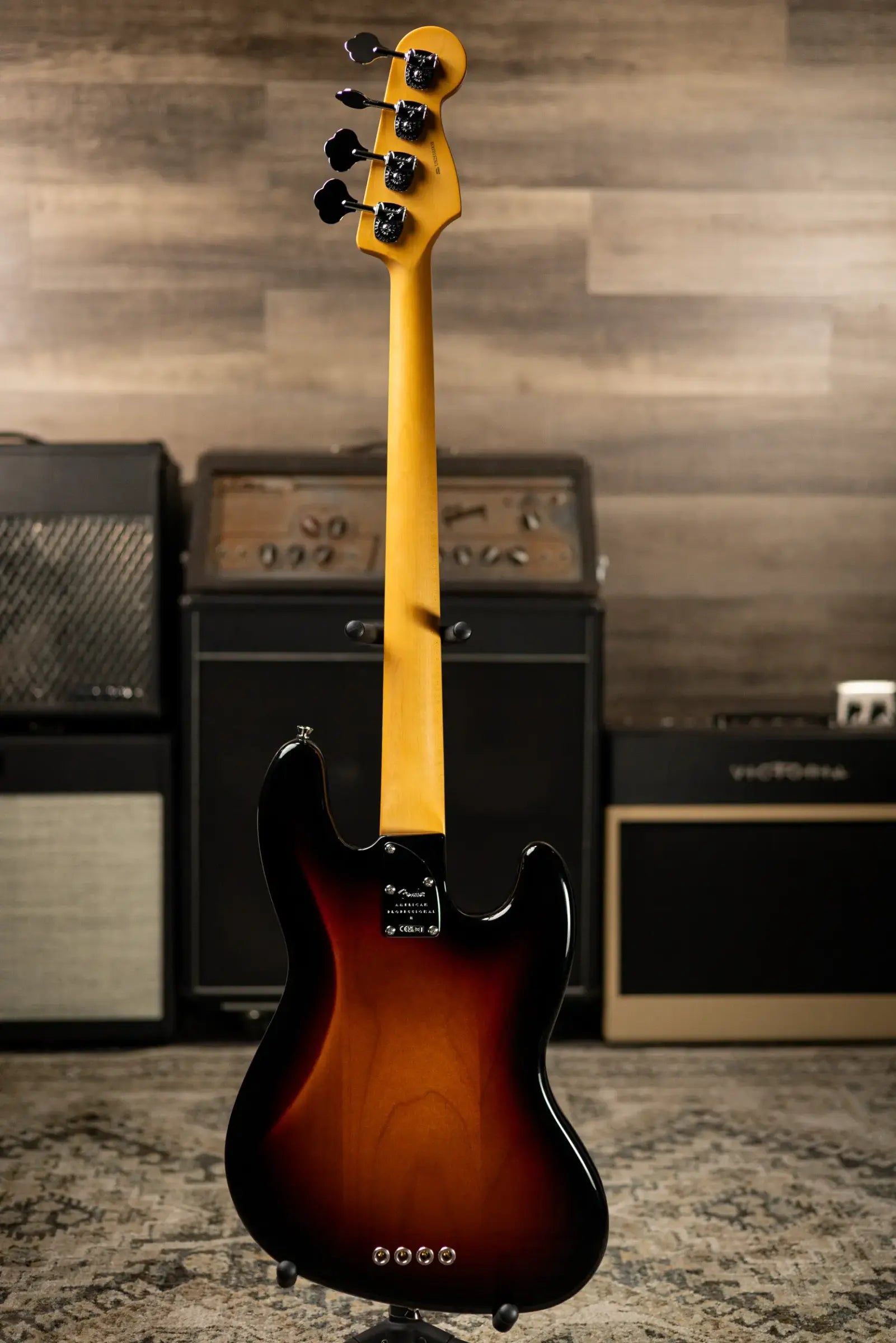 Fender American Professional II Left-Handed Jazz Bass - 3-Color Sunburst with Hardshell Case