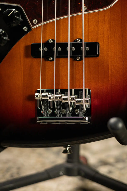 Fender American Professional II Left-Handed Jazz Bass - 3-Color Sunburst with Hardshell Case