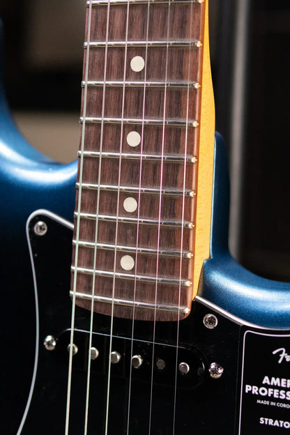 Fender American Professional II Stratocaster Electric Guitar - Dark Night with Hardshell Case