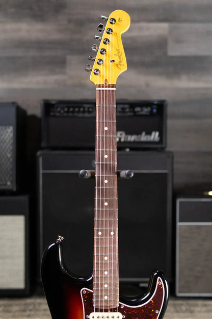 Fender American Professional Stratocaster Electric Guitar - 3-Color Sunburst with Hardshell Case