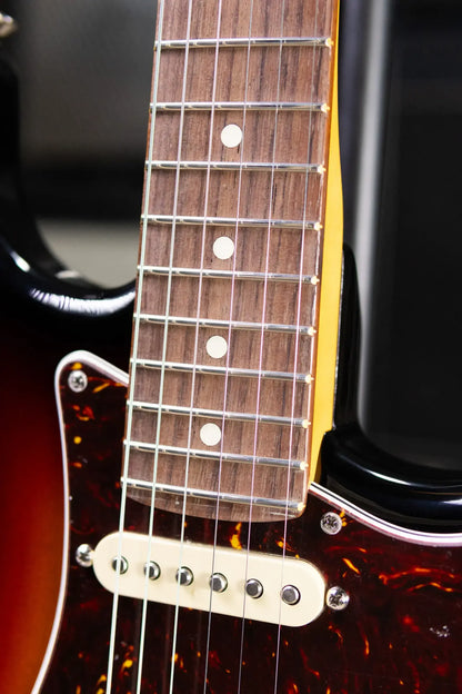 Fender American Professional Stratocaster Electric Guitar - 3-Color Sunburst with Hardshell Case