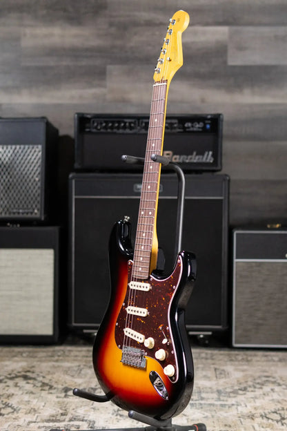 Fender American Professional Stratocaster Electric Guitar - 3-Color Sunburst with Hardshell Case