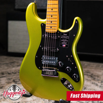 Fender American Ultra II Stratocaster HSS Electric Guitar - Solar Flare with Hardshell Case - Demo