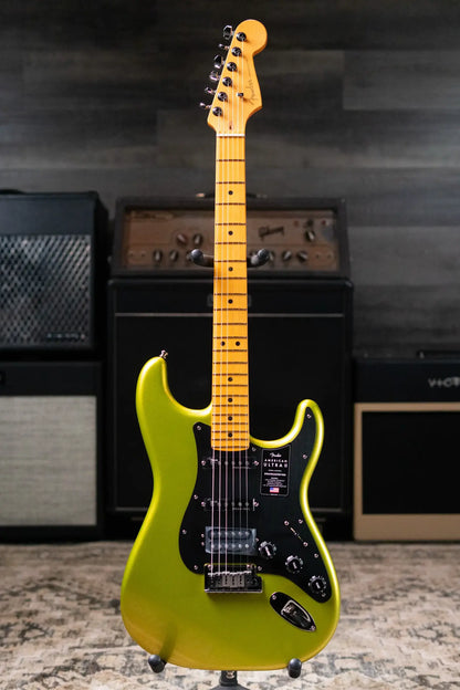 Fender American Ultra II Stratocaster HSS Electric Guitar - Solar Flare with Hardshell Case - Demo