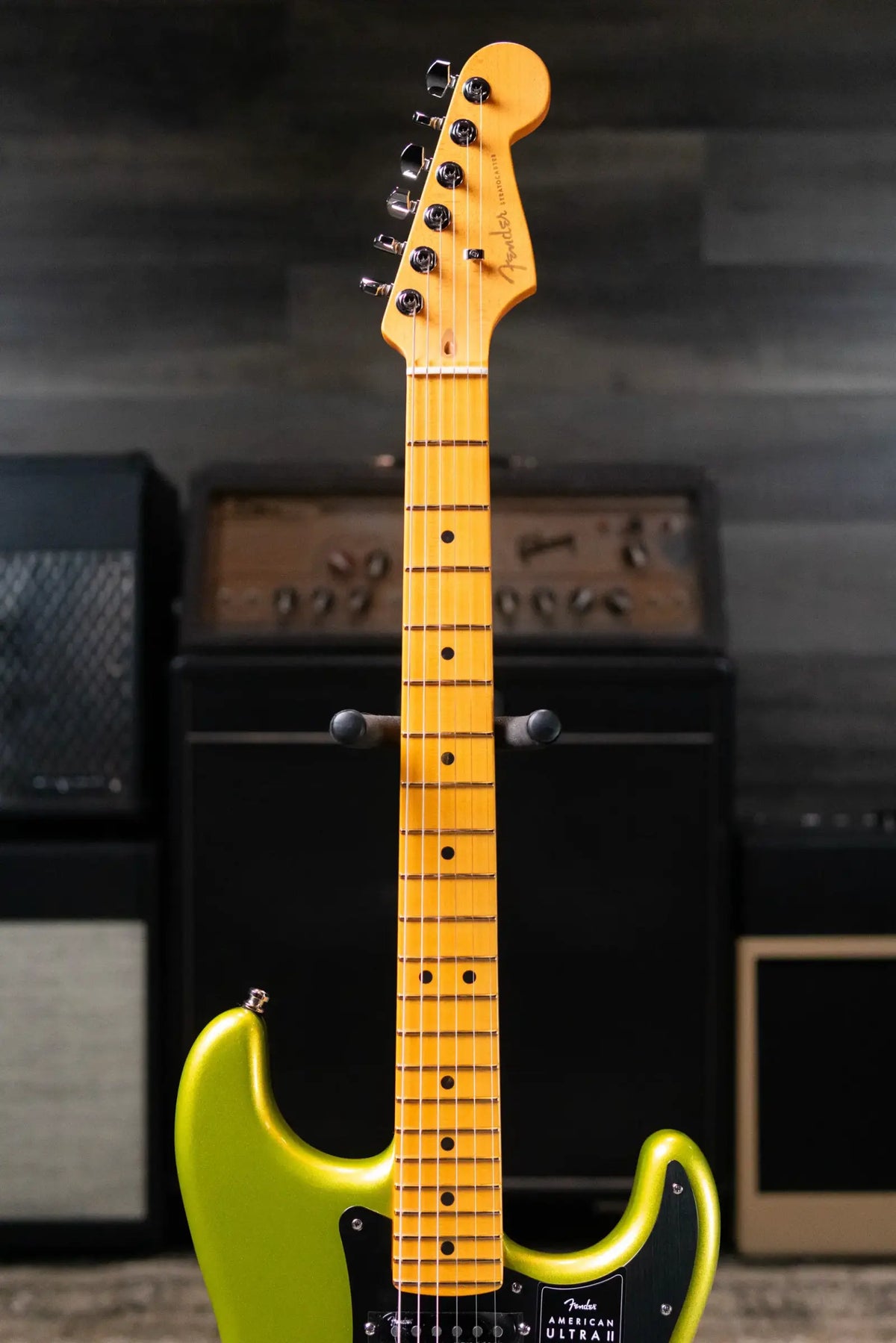 Fender American Ultra II Stratocaster HSS Electric Guitar - Solar Flare with Hardshell Case - Demo