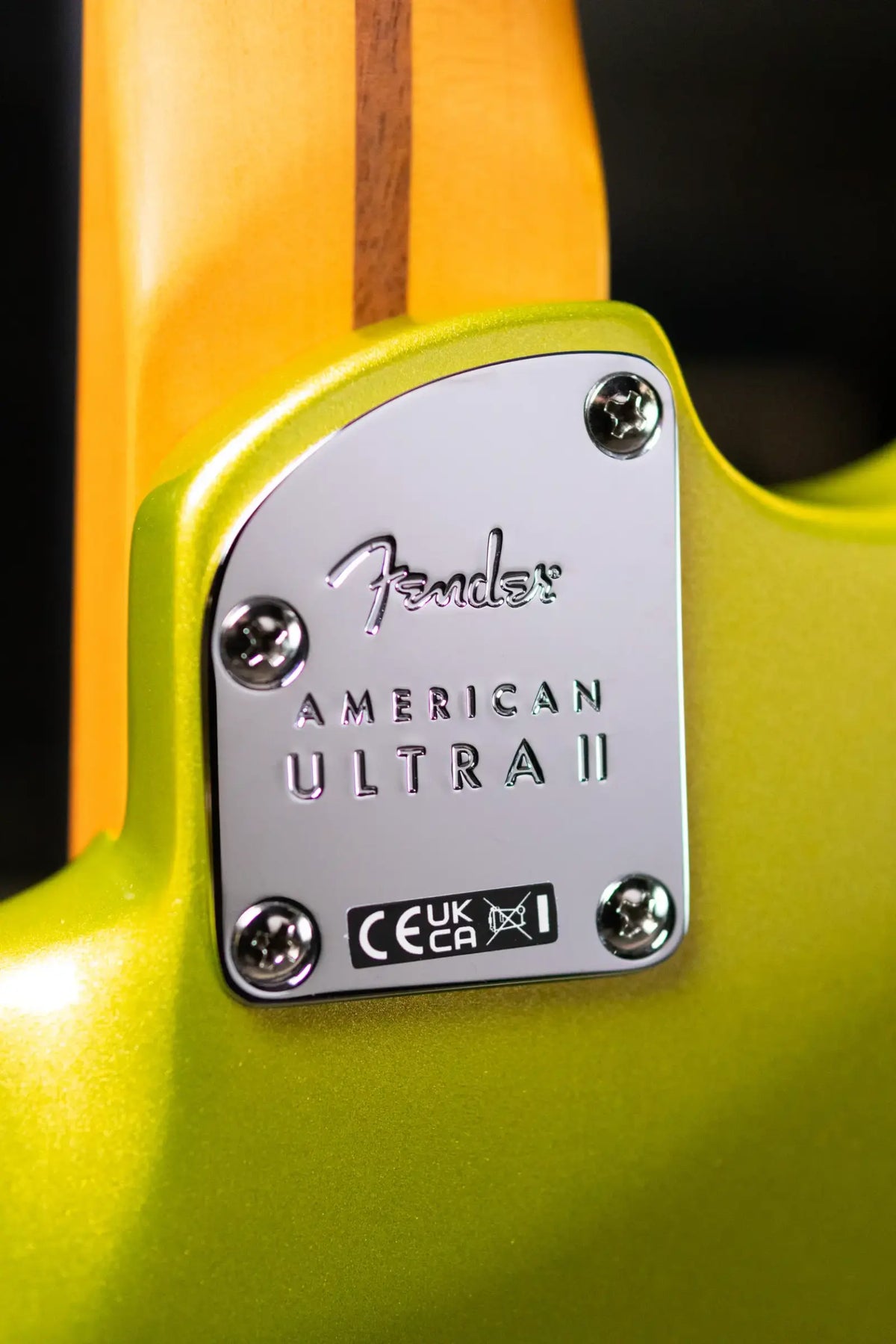 Fender American Ultra II Stratocaster HSS Electric Guitar - Solar Flare with Hardshell Case - Demo