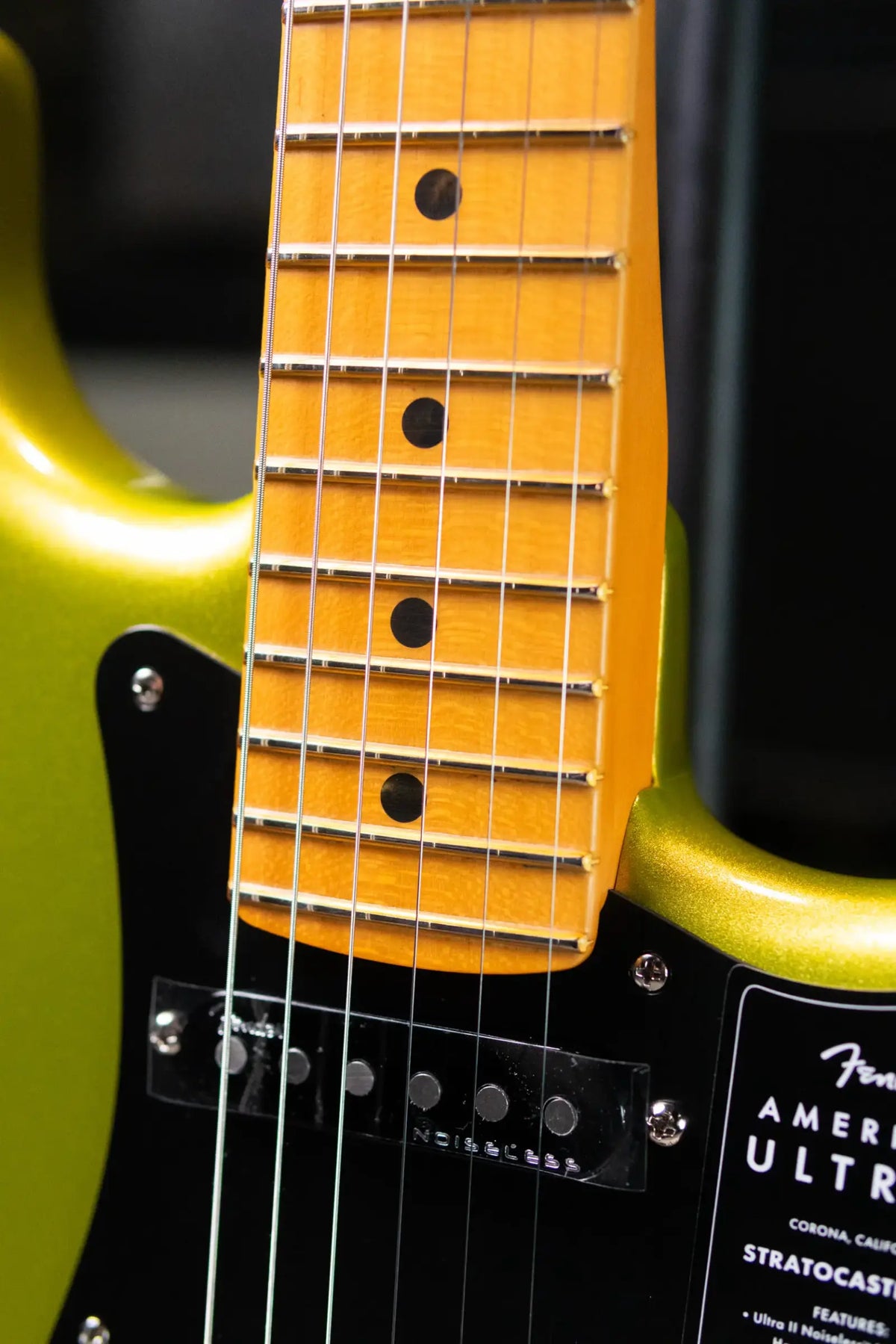 Fender American Ultra II Stratocaster HSS Electric Guitar - Solar Flare with Hardshell Case - Demo
