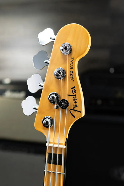 Fender American Ultra Jazz Bass Maple Fingerboard - Cobra Blue with Hard Case - Used