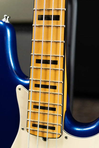 Fender American Ultra Jazz Bass Maple Fingerboard - Cobra Blue with Hard Case - Used