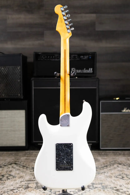 Fender American Ultra Stratocaster Electric Guitar - Arctic Pearl with Upgraded Pickups - Used