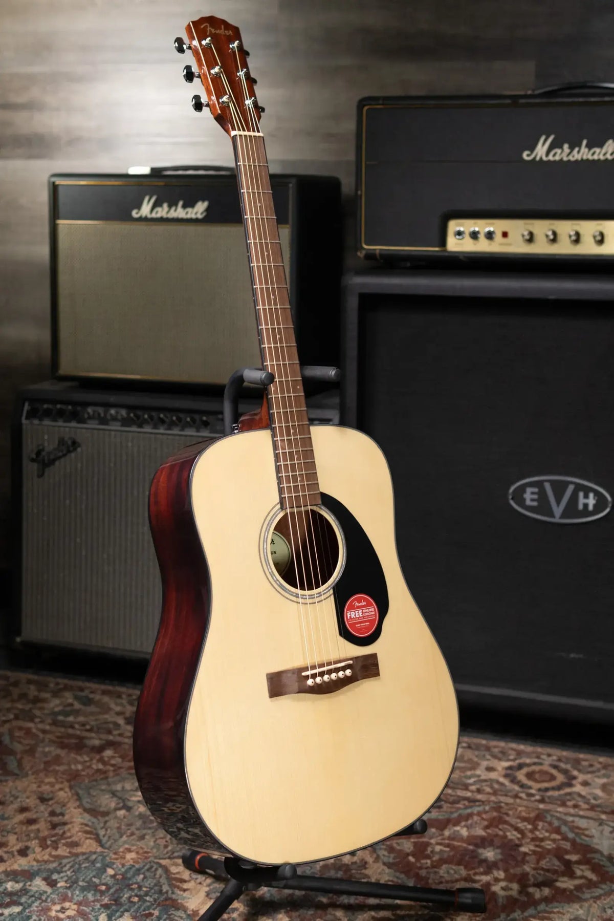 Fender CD-60 Dreadnought V3 Acoustic Guitar with Hardshell Case