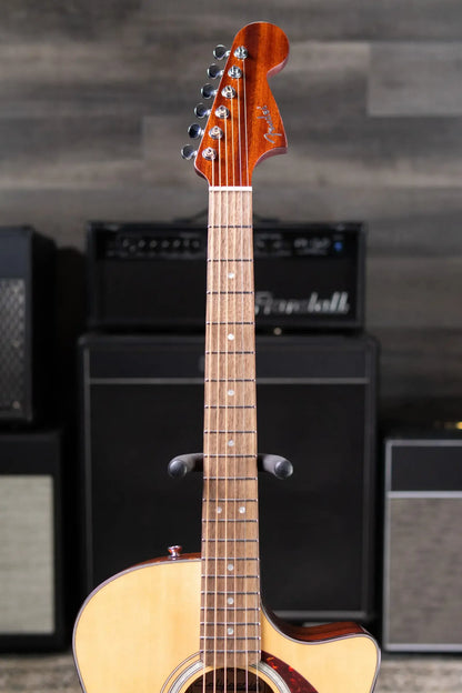 Fender California Deluxe Newporter CE Acoustic/Electric Guitar - Natural