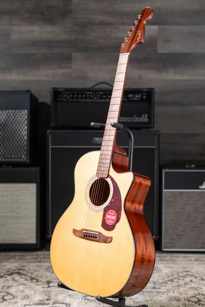 Fender California Deluxe Newporter CE Acoustic/Electric Guitar - Natural