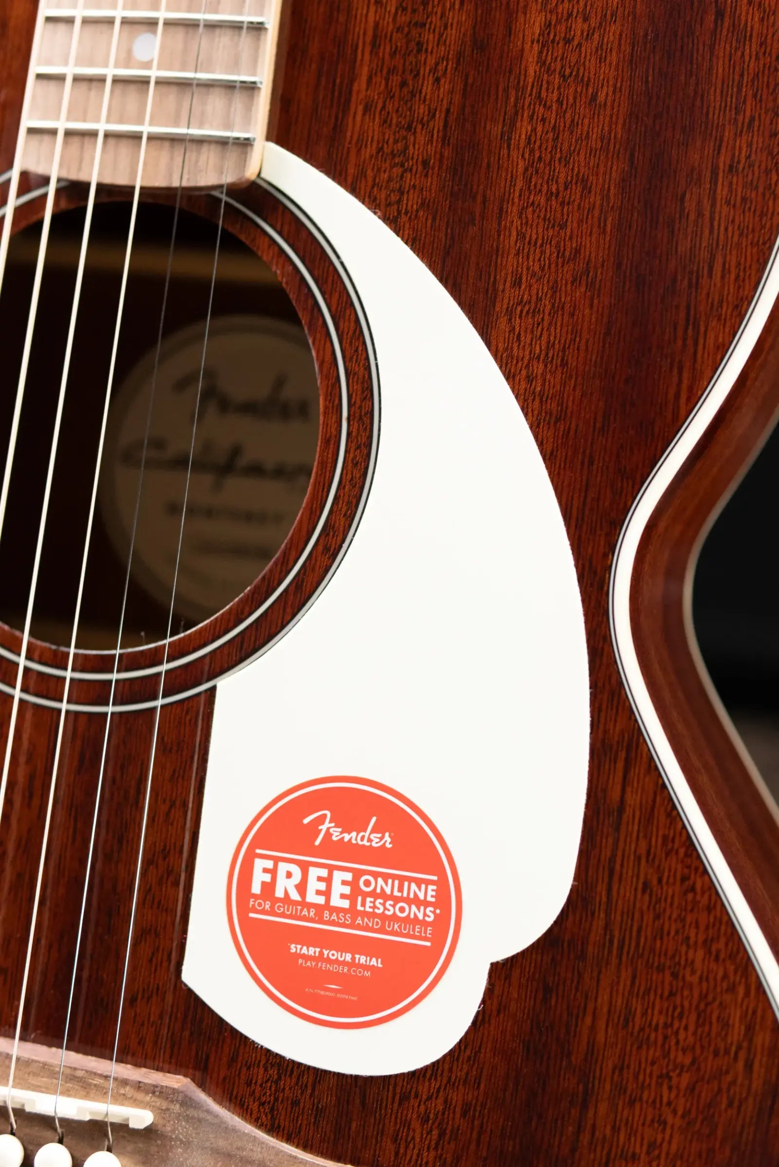 Fender California Standard Monterey E Acoustic/Electric Guitar - Natural Sapele