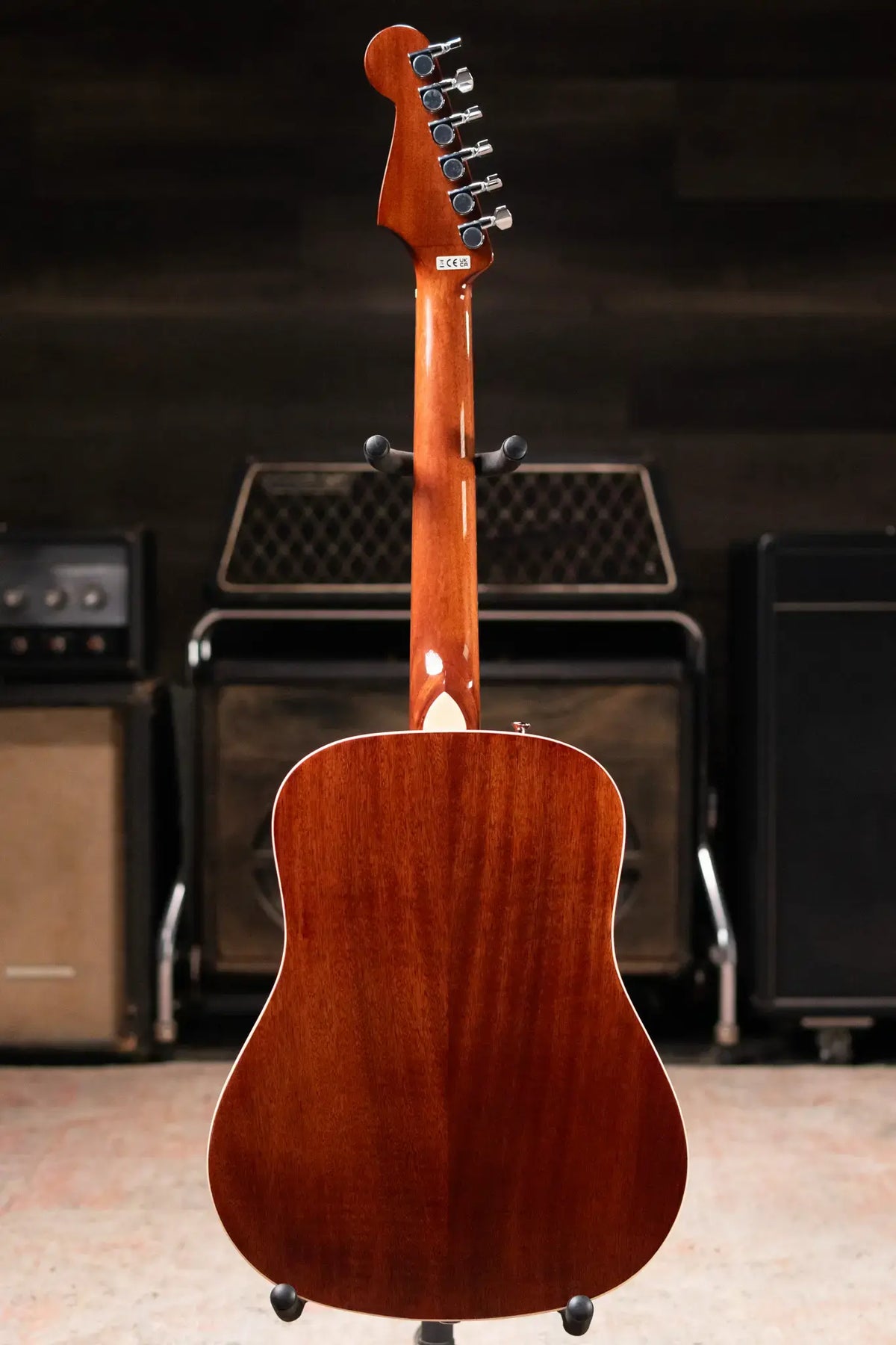 Fender California Standard Redondo Mini Acoustic Guitar - 3-Color Sunburst with Gig Bag