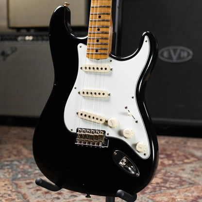 Fender Custom Shop 1955 Stratocaster Journeyman Relic Electric Guitar - Black with Hardshell Case