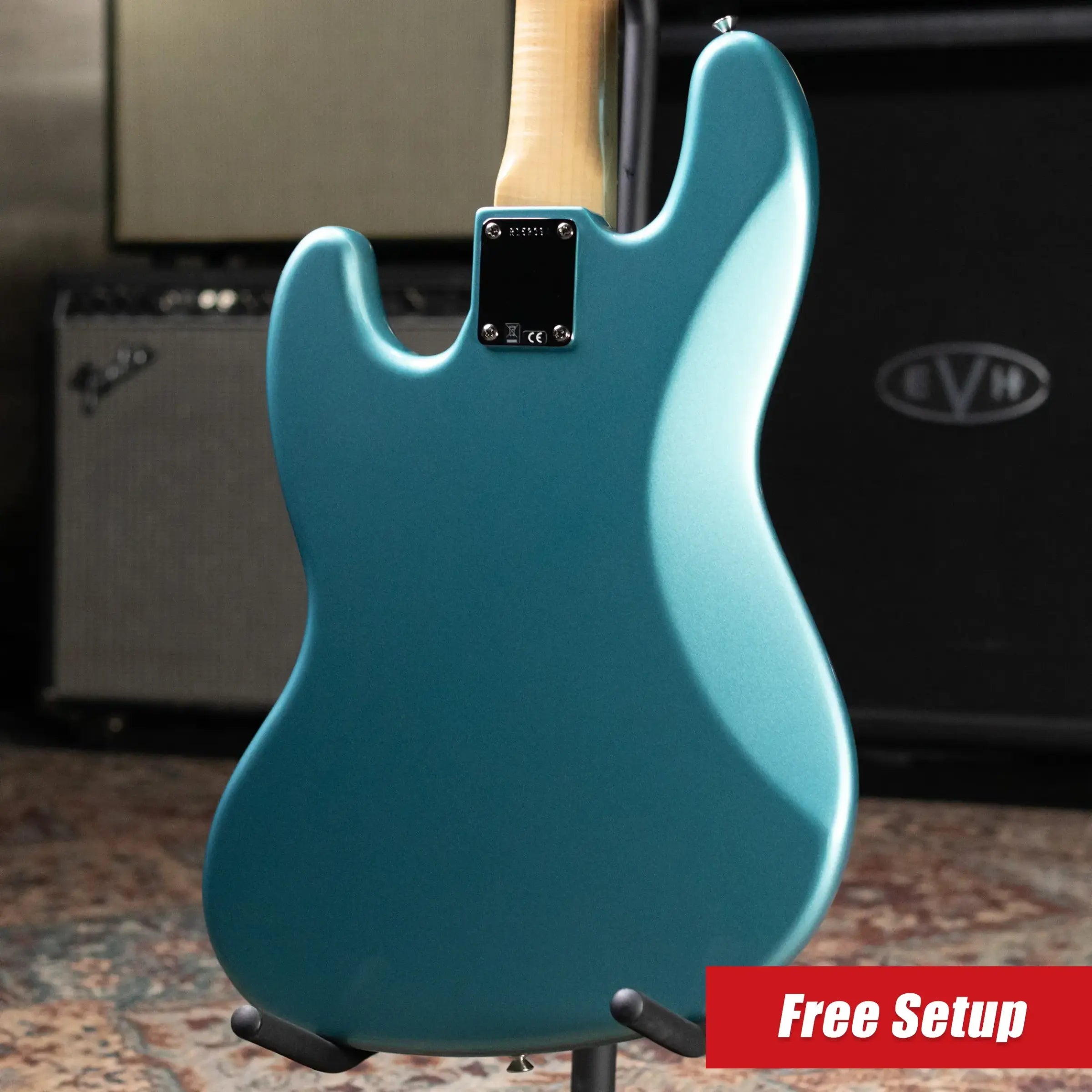 Fender Custom Shop 1964 Jazz Bass NOS - Teal Green Metallic with Hardshell Case