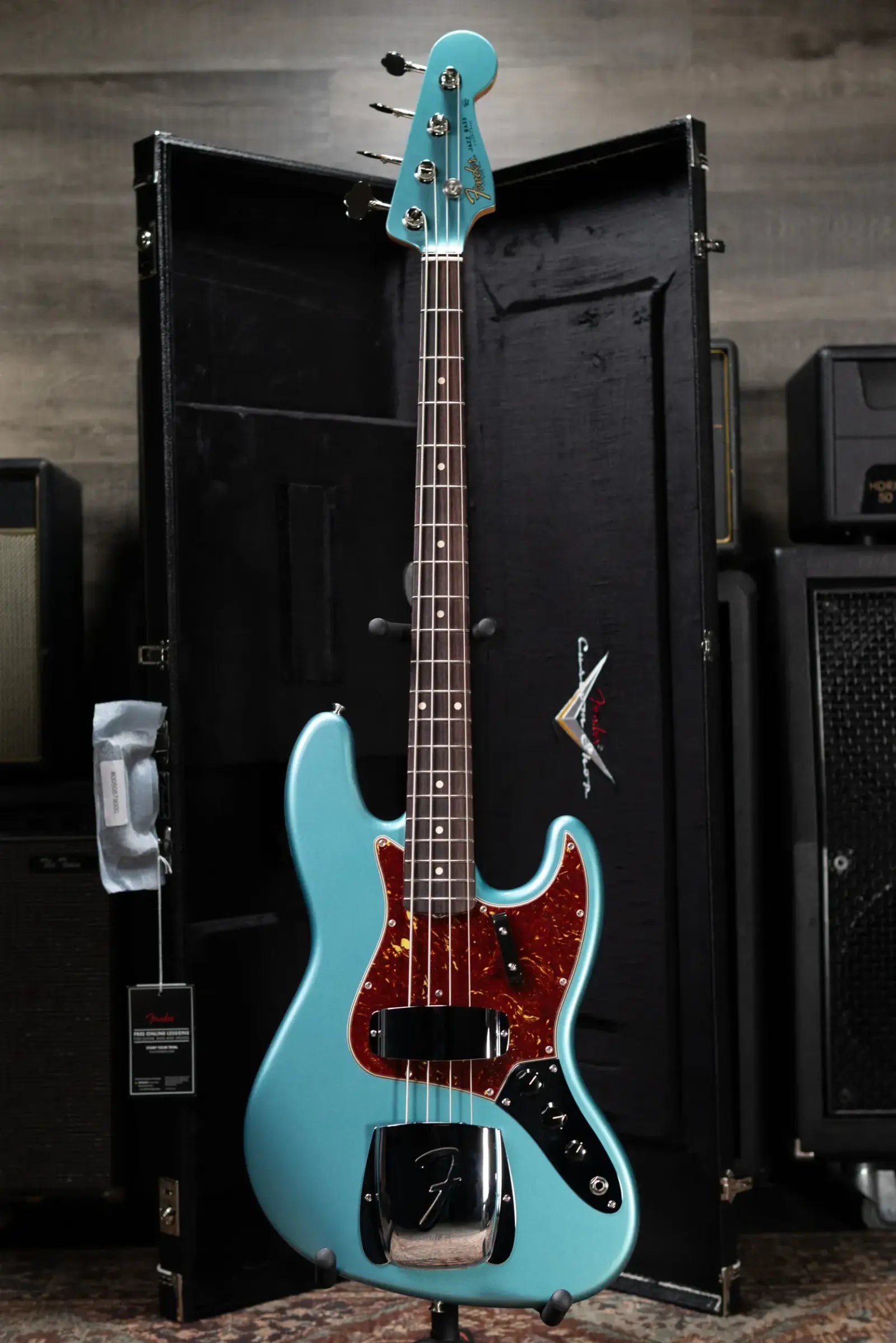 Fender Custom Shop 1964 Jazz Bass NOS - Teal Green Metallic with Hardshell Case