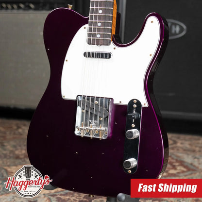 Fender Custom Shop 1968 Telecaster Journeyman Relic Electric Guitar - Purple Metallic with Hardshell Case