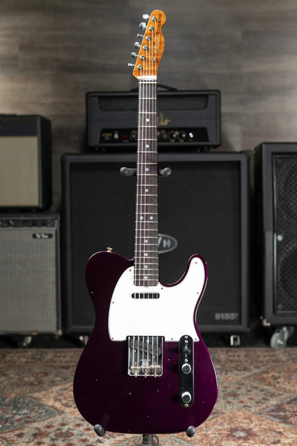 Fender Custom Shop 1968 Telecaster Journeyman Relic Electric Guitar - Purple Metallic with Hardshell Case