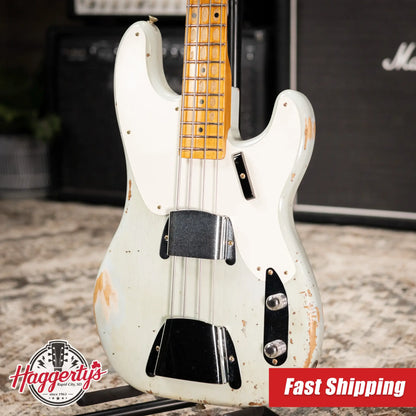 Fender Custom Shop B6 1956 Heavy Relic NAMM 2026 Time Machine Limited Edition Precision Bass - Sonic Blue with Hardshell Case