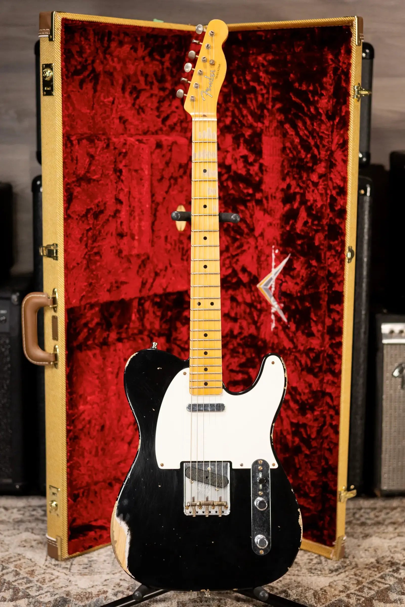 Fender Custom Shop 2021 Winter Event LTD '51 Telecaster Relic, Aged Black with Hardshell Case - Used