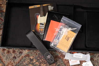 Fender Custom Shop NAMM 2026 Custom Deluxe Heavy Relic HBS-1 Stratocaster Electric Guitar - Aged Vintage White over 3-Tone Sunburst with Hardshell Case
