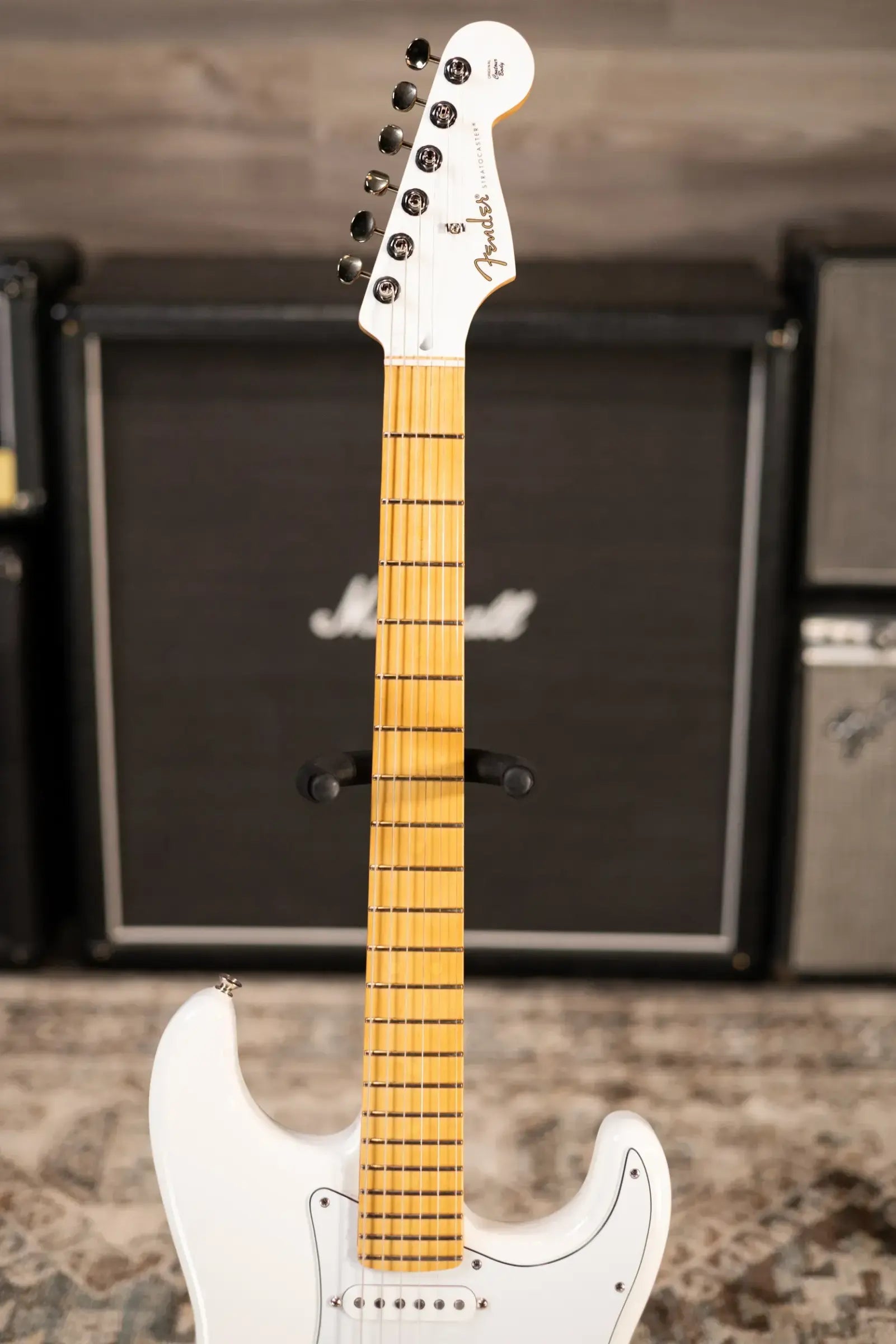 Fender Dealer Exclusive Player II Stratocaster Electric Guitar - Polar White with Matching Headstock