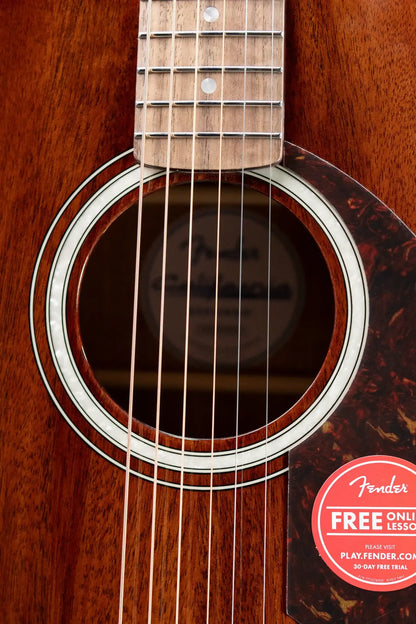 Fender Deluxe Redondo Mahogany Acoustic Guitar - Natural