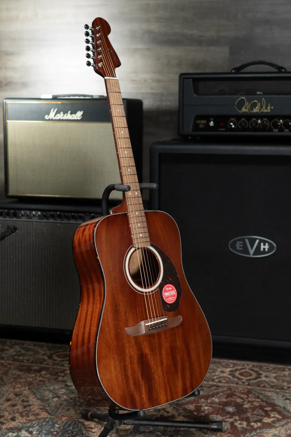 Fender Deluxe Redondo Mahogany Acoustic Guitar - Natural