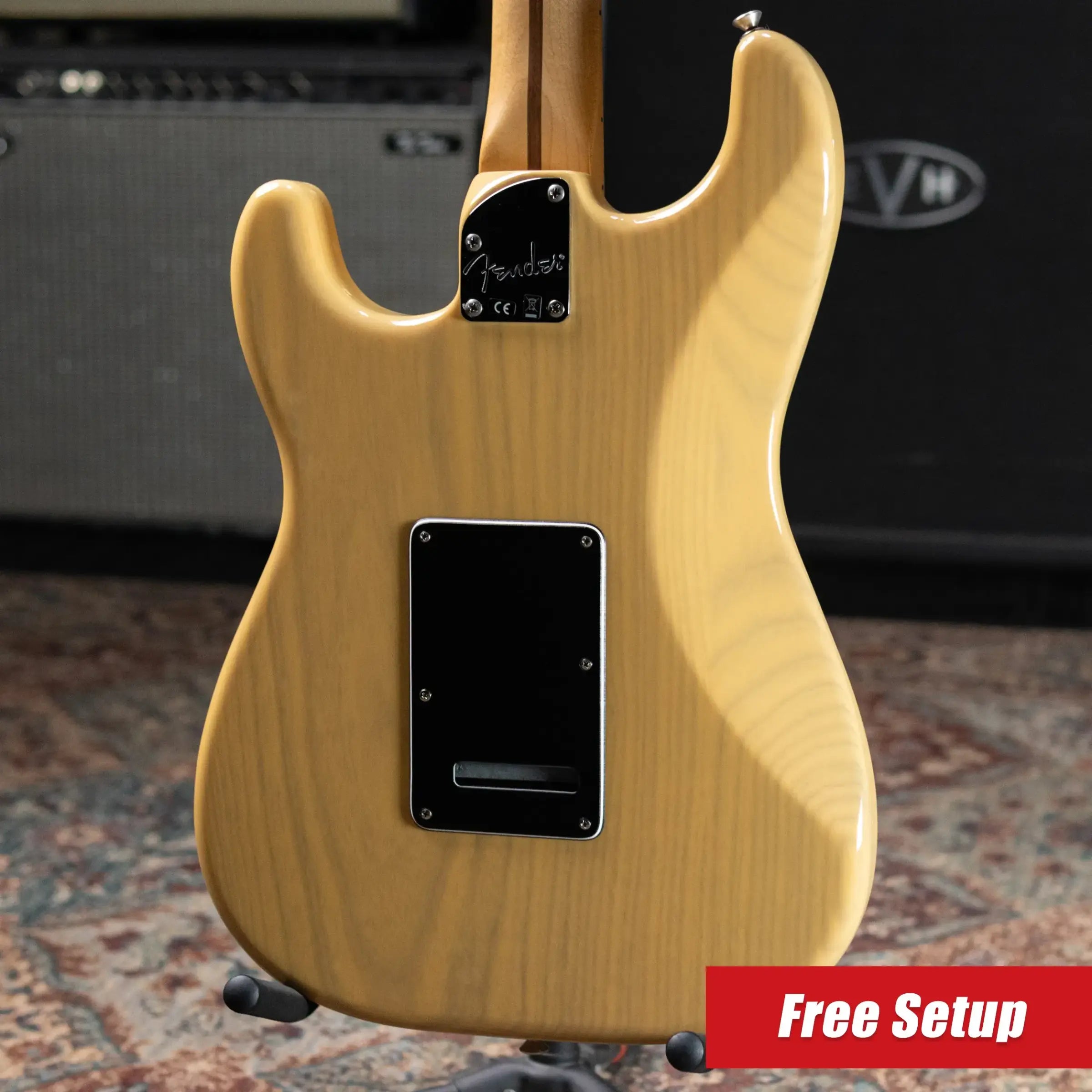 Fender Deluxe Stratocaster Electric Guitar - Vintage Blonde with Hardshell Case - Used
