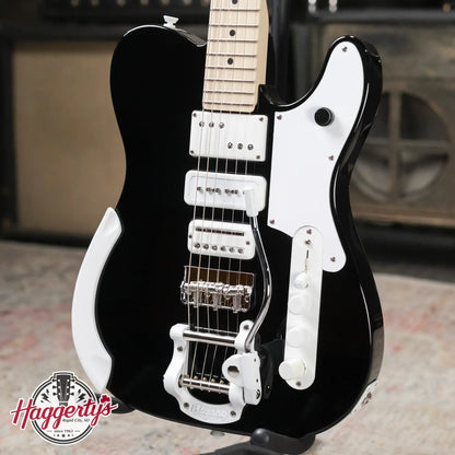 Fender Jack White Triplecaster Telecaster - Black with Hardshell Case - Demo