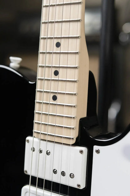 Fender Jack White Triplecaster Telecaster - Black with Hardshell Case - Demo