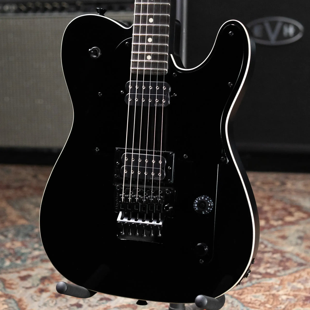 Fender John 5 Phantom Telecaster Electric Guitar - Black